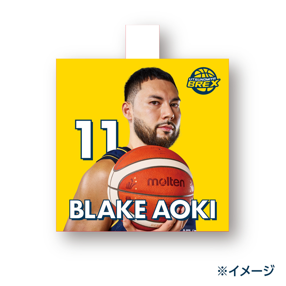 2025-26 選手ミニキャンバスキーホルダー 詳細画像 #11 AOKI 1